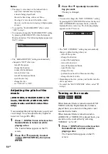 Preview for 64 page of Sony FST-ZX100D Operating Instructions Manual