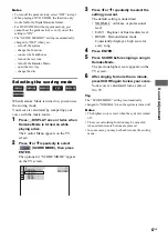 Preview for 67 page of Sony FST-ZX100D Operating Instructions Manual