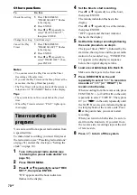 Preview for 70 page of Sony FST-ZX100D Operating Instructions Manual