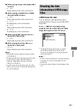 Preview for 75 page of Sony FST-ZX100D Operating Instructions Manual