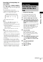 Preview for 19 page of Sony FST-ZX6 Operating Instructions Manual