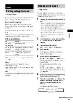 Preview for 27 page of Sony FST-ZX6 Operating Instructions Manual