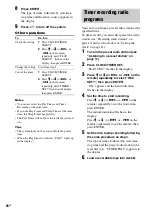 Preview for 28 page of Sony FST-ZX6 Operating Instructions Manual