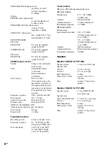 Предварительный просмотр 42 страницы Sony FST-ZX6 Operating Instructions Manual