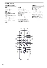 Предварительный просмотр 46 страницы Sony FST-ZX6 Operating Instructions Manual