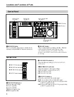 Preview for 8 page of Sony FVS-1000 Series Operation Manual