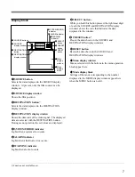 Предварительный просмотр 9 страницы Sony FVS-1000 Series Operation Manual