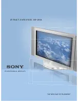 Sony FWD-32LX1 Brochure & Specs preview