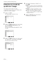 Preview for 116 page of Sony FWD-40LX1 Operating Instructions Manual