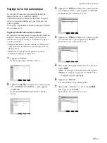 Preview for 121 page of Sony FWD-40LX1 Operating Instructions Manual