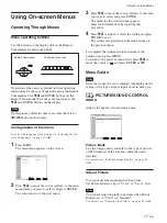 Предварительный просмотр 65 страницы Sony FWD-42PV1A Operating Instructions Manual