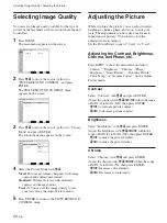 Предварительный просмотр 74 страницы Sony FWD-42PV1A Operating Instructions Manual