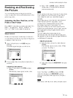 Предварительный просмотр 79 страницы Sony FWD-42PV1A Operating Instructions Manual