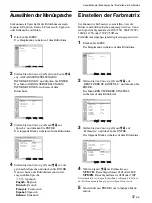 Preview for 179 page of Sony FWD-42PV1A Operating Instructions Manual