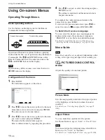 Предварительный просмотр 66 страницы Sony FWD-42PX2 Operating Instructions Manual