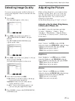 Предварительный просмотр 75 страницы Sony FWD-42PX2 Operating Instructions Manual