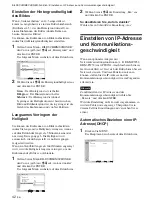 Preview for 192 page of Sony FWD-42PX2 Operating Instructions Manual