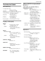 Preview for 199 page of Sony FWD-42PX2 Operating Instructions Manual