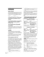 Preview for 4 page of Sony FWD 47W802A Operation Manual