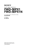 Sony FWD-50PX1 (English: pgs. 52-97) Service Manual preview