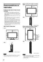 Preview for 52 page of Sony FWD-50PX3 - 50" Plasma Panel Operating Instructions Manual