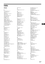 Preview for 89 page of Sony FWD-50PX3 - 50" Plasma Panel Operating Instructions Manual