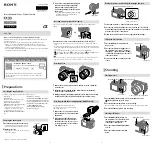 Sony FX30 Startup Manual предпросмотр