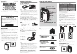 Sony FX323 Operating Instructions preview