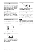 Preview for 8 page of Sony FX52 - VPL XGA LCD Projector Operating Instructions Manual