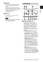 Preview for 11 page of Sony FX52 - VPL XGA LCD Projector Operating Instructions Manual