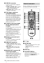 Preview for 14 page of Sony FX52 - VPL XGA LCD Projector Operating Instructions Manual