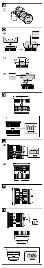 Предварительный просмотр 3 страницы Sony G Master FE 24-70mm F2.8 GM II User Manual