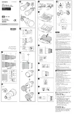 Sony G MASTER SEL400F28GM Operating Instructions preview