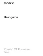 Preview for 1 page of Sony G8142 User Manual