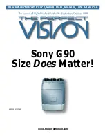 Preview for 1 page of Sony G90 Brochure