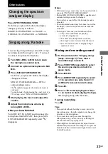 Preview for 23 page of Sony game sync lbt-xg100av Operating Instructions Manual