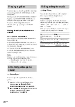 Preview for 24 page of Sony game sync lbt-xg100av Operating Instructions Manual