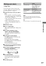 Preview for 25 page of Sony game sync lbt-xg100av Operating Instructions Manual