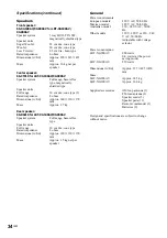 Preview for 34 page of Sony game sync lbt-xg100av Operating Instructions Manual