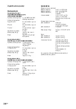 Preview for 68 page of Sony game sync lbt-xg100av Operating Instructions Manual