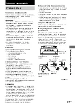 Preview for 97 page of Sony game sync lbt-xg100av Operating Instructions Manual