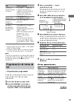 Preview for 11 page of Sony GAME SYNC MHC-DX10 (Spanish) Manual Del Instrucción