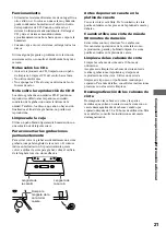 Предварительный просмотр 21 страницы Sony GAME SYNC MHC-DX10 (Spanish) Manual Del Instrucción