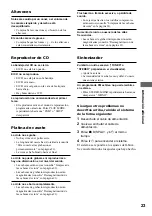 Preview for 23 page of Sony GAME SYNC MHC-DX10 (Spanish) Manual Del Instrucción