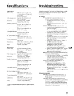 Предварительный просмотр 13 страницы Sony GDM-20SE2T - 20" CRT Display Operating Instructions Manual