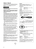 Предварительный просмотр 2 страницы Sony GDM-F520 Trinitron Operating Instructions Manual