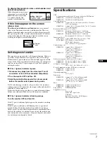 Предварительный просмотр 7 страницы Sony GDM-F520 Trinitron Operating Instructions Manual