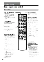 Preview for 8 page of Sony Giga Juke NAC-HD1E Operating Instructions Manual