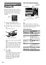 Preview for 20 page of Sony Giga Juke NAC-HD1E Operating Instructions Manual