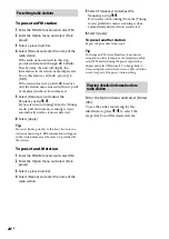 Preview for 24 page of Sony Giga Juke NAC-HD1E Operating Instructions Manual